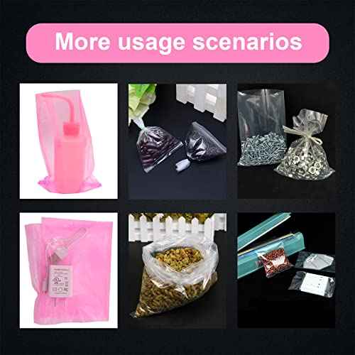 300PCS Tattoo Wash Bottle Bags,Disposable Squeeze Bottle Bags,Tattoo Supplies Accessories,Tattoo Bottle Bags for Tattoo Bottles Tattoo Supplies Tattoo Kits (Pink)