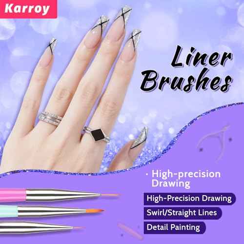 100pcs Sponges with Grabber and Nail Art Brushes, Nail Tools Set for Ombre Gradient Nail Gel Painting Gel Kit Multifunctional Nail Brushes for Nail Design (Brushes Grabber Sponges)