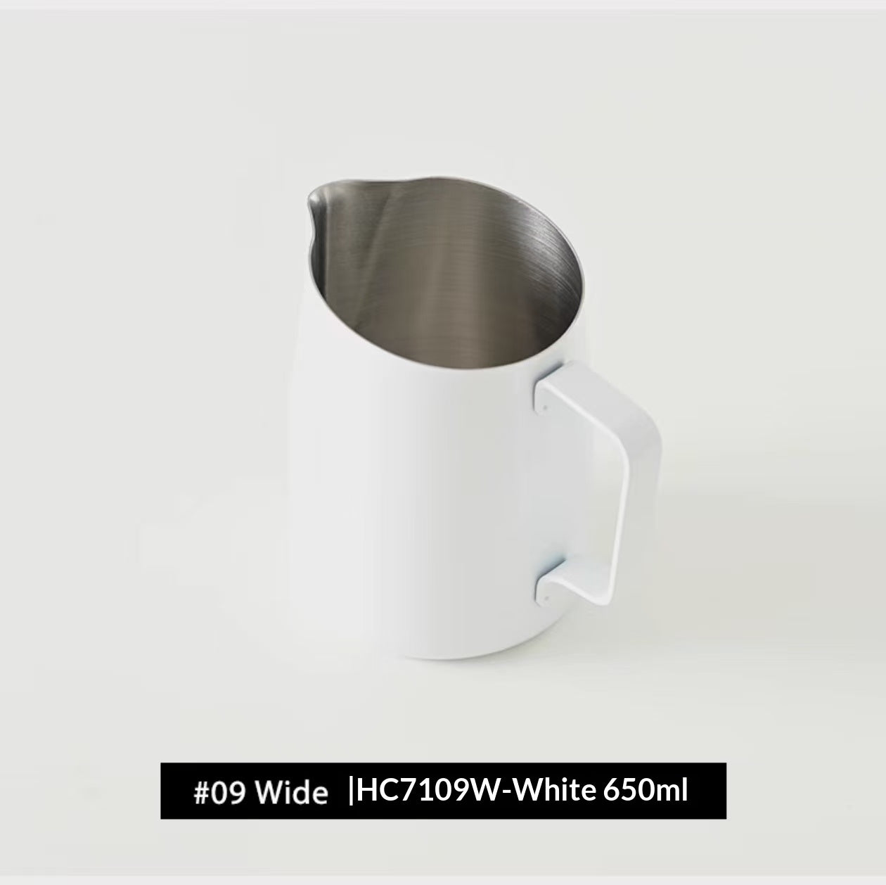 Stainless Steel Coffee Latte Art Cup with Round Spout - Multiple Colors