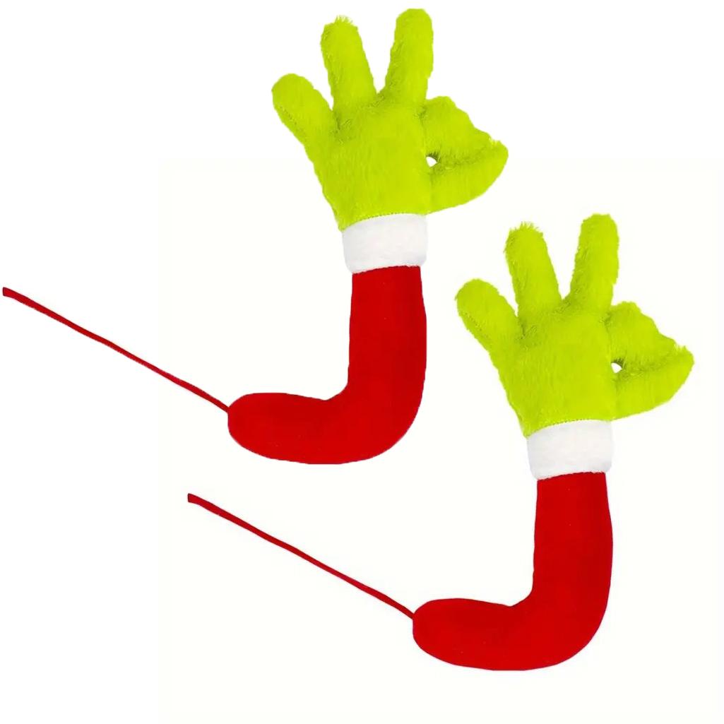 Grinch Green Monster Arm Doll Ornament - Christmas Tree Decoration