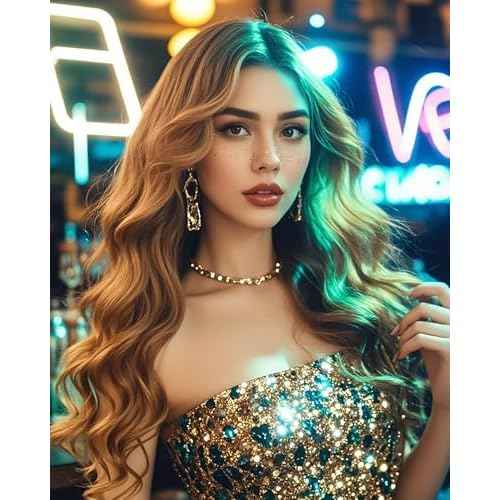 Face Glitter, Gold Temporary Face Tattoos Stickers, Body Face Glitter for Women Girls, Country Concerts Singer Festival Rave Accessories (Gold - 10 pcs)