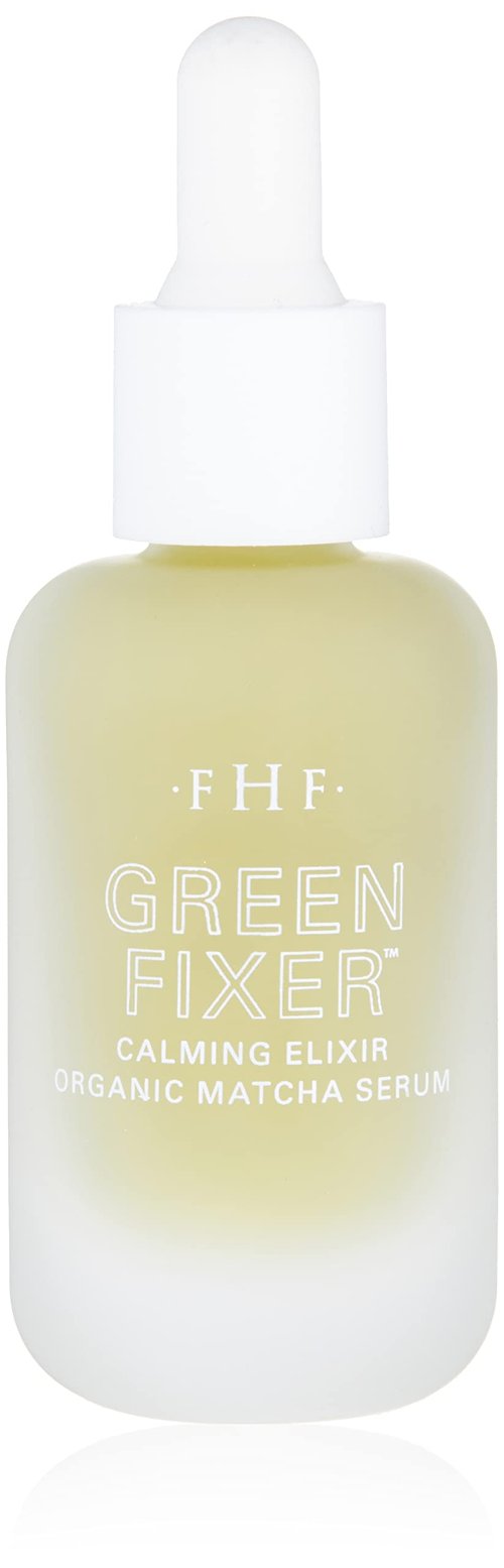 FarmHouse Fresh Green Fixer Peptides Serum, Calming Elixir with Hyaluronic Acid & Organic Matcha, 1 Fl Oz