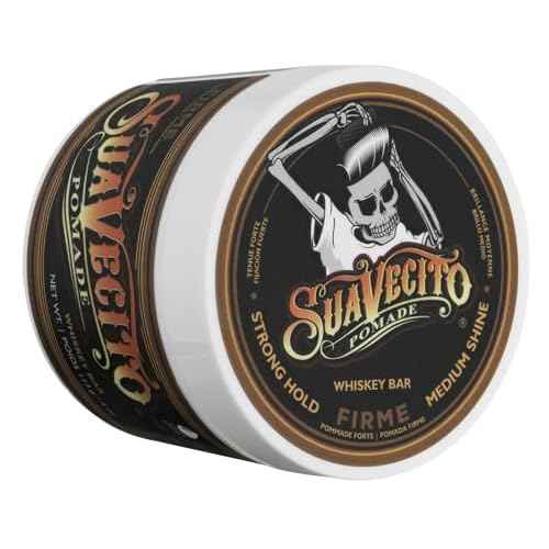 Suavecito Pomade For Men - Medium Hold Shine Water Based oz Pack Wax Like Flake All Day Hair Free Gel Hairstyles Easy To Wash Out