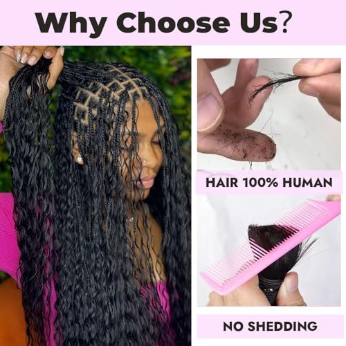 Human Hair for Boho Braids 100G Boho Braiding Human Hair #4/27/30 Deep Wave 100% Brazilian Human Braiding Hair 20 Inch