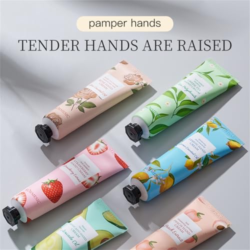 10 Pack Hand Cream for Dry Cracked Hands, Travel Size Moisturizing Mini Hand Lotion Gifts for Women with Natural Fragrance - Christmas Gifts,Thanksgiving Gifts,Teacher Appreciation Gifts,Party Favors