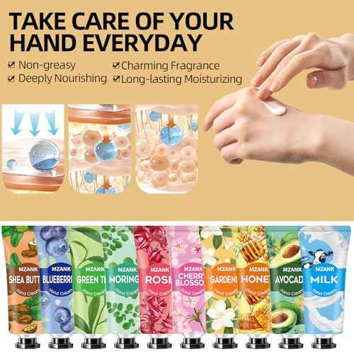 14 Pack Hand Cream for Dry Cracked Hands,Stocking Stuffers Gifts for Women Teengirls,Valentines Day Gifts,Bridesmaid Gifts,Nurse Appreciation Gifts,Teacher Appreciation Gifts,Hand Lotion Travel Size