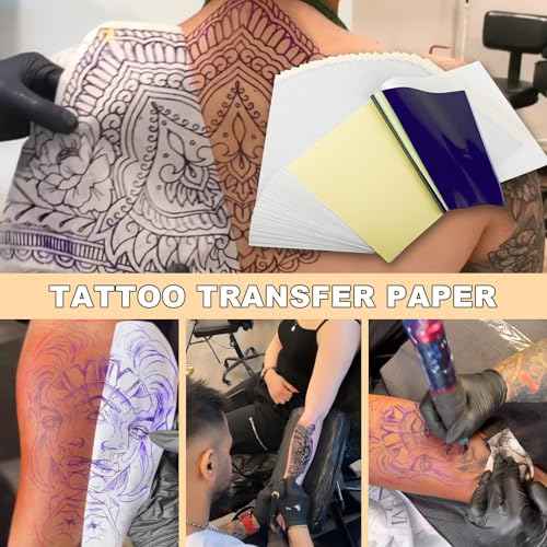 Professional Tattoo Practice Kit for Beginners: 67 Pcs Realistic Training Set with 5x 3MM Thickened Fake Skin, Transfer Paper, Dental Bibs & Ink Caps - Master Depth Control Safely at Home