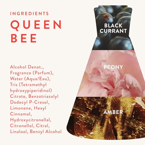Good Chemistry Queen Bee Body Mist 5 fl oz - Light, Fruity, Floral Spray with Black Currant, Peony, & Amber - Bold, Clean & Vegan