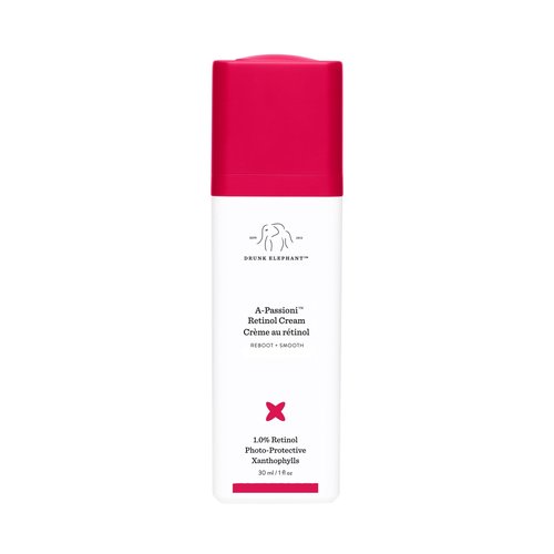 Drunk Elephant A-Passioni Retinol Cream - 30 ml/1 fl oz - 1% Retinol Serum - Clean Clinical Skincare - Cruelty-Free - Dermatologist-Tested - Free of Essential Oils, Silicones, and Fragrance