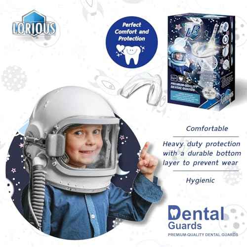 Moldable Mouth Guard for Teeth Grinding and Clenching ? Custom Fit, Boil and Bite, Night and Day Use, 6 Pack in 2 Sizes for Kids and with Small Mouths