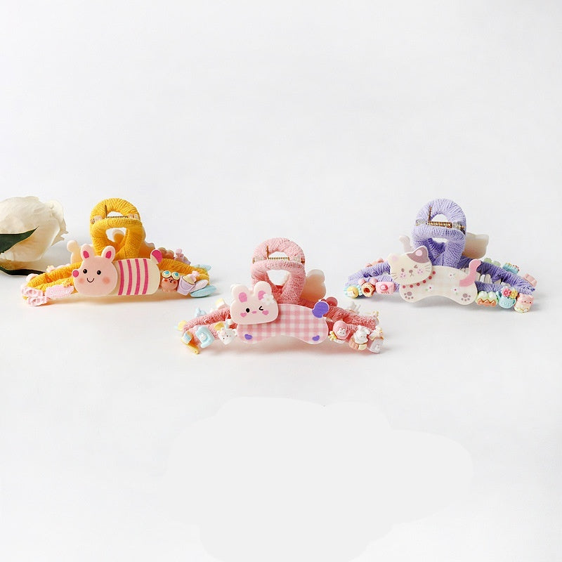 Cute Cartoon Hair Clip - Resin Animal Design