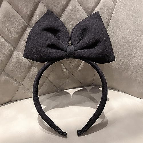 Bow Headbands Headdress for Women and Girls, Perfect Hair Accessories for Halloween Party and Cosplay (Black)