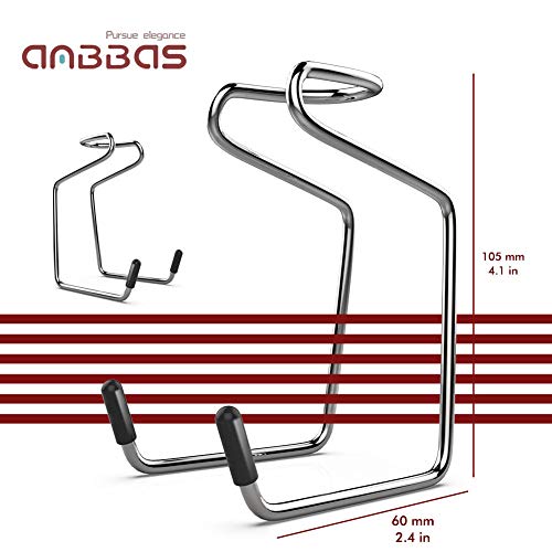 Anbbas Synthetic Badger Hair Shaving Brush,Stainless Steel Shaving Stand and Bowl,Goat Milk Shaving Soap 100g for Men Wet Shave Kit