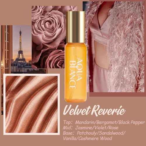 Body Spray for Women, Fragrance Hair & Body Mist Set, Travel Size Each 2.1 fl oz, 3 Pack, Velvet Reverie, Ethereal Garden, Golden Luxury