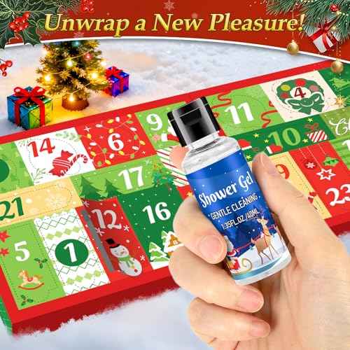 Silvercell Advent Beauty Calendar 2025 Christmas Gifts for Women, Advent Calendar for Teen Girls Bath and Body Gift Set, 24 Days of Christmas Surprise Box Spa Gifts for Women & Teen Girls