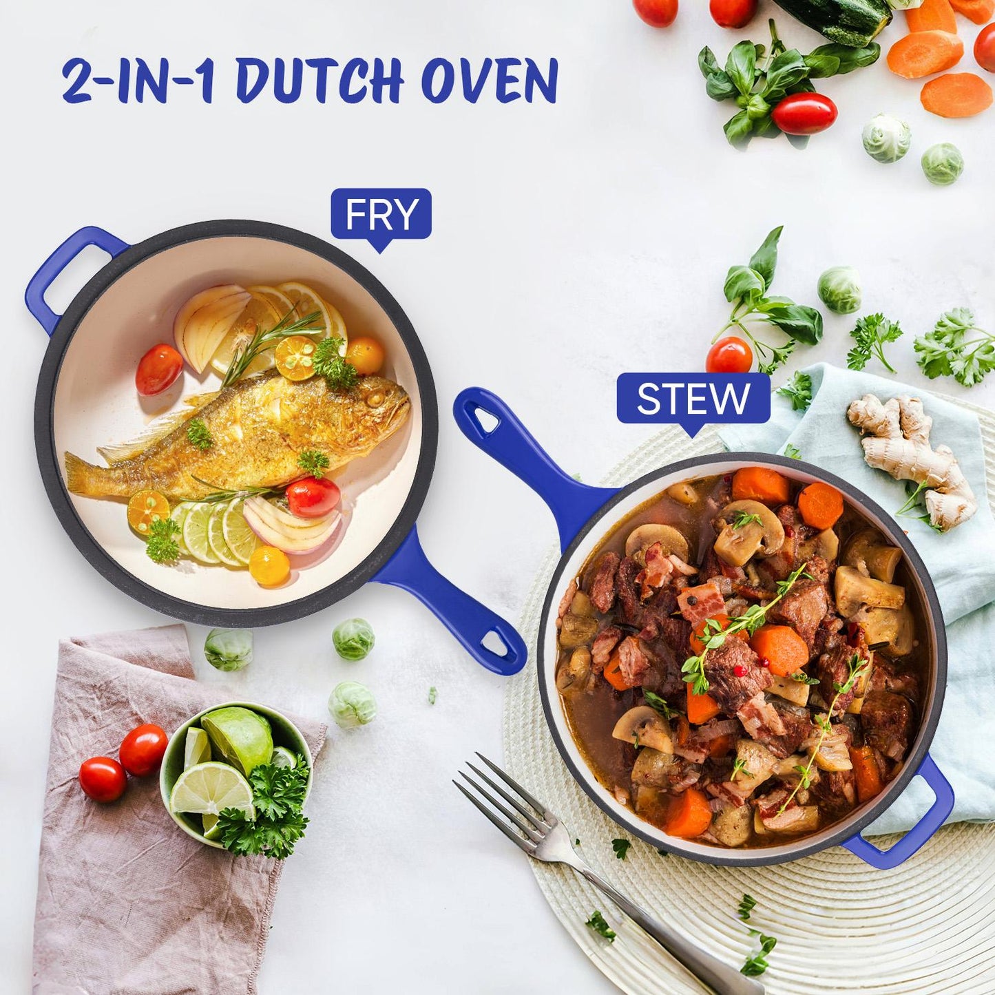 A Cast-iron Soup Pot With Lid Safe, Reliable, And Designed To