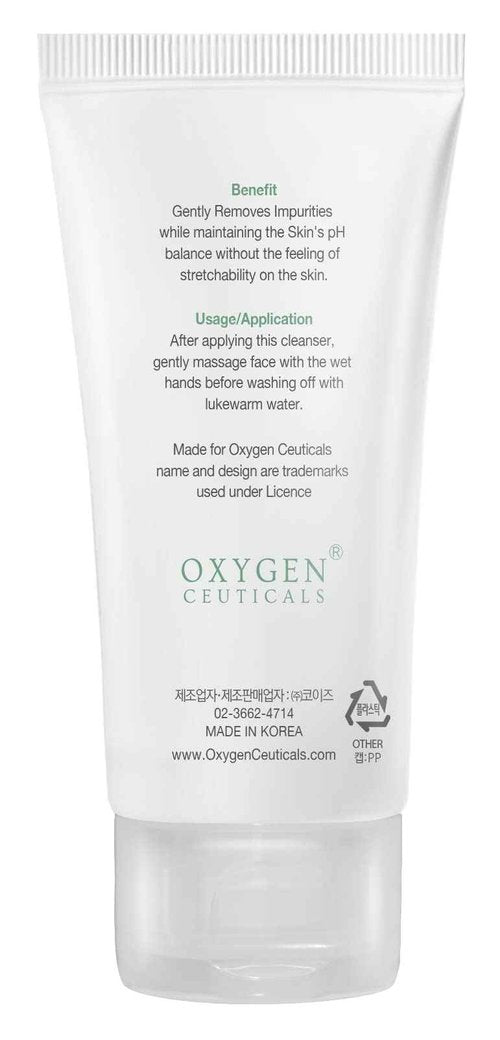 OxygenCeuticals Purifying Foaming Wash – pH 5.0 Low Acidic Gel Cleanser, Mild & Refreshing Face Wash with Botanical Extracts Suitable for Daily Use. 3.38 fl.oz (100ml)