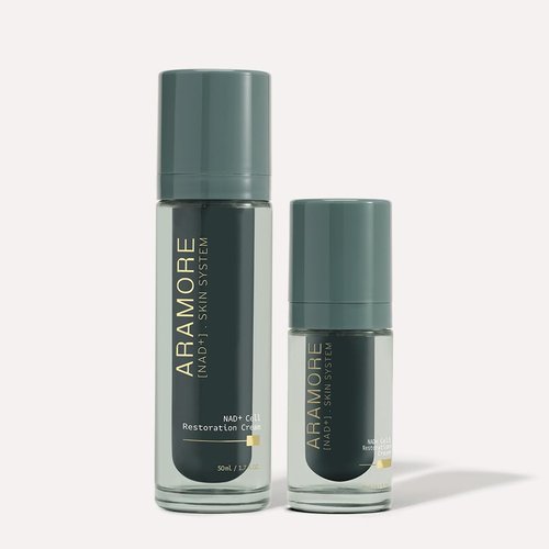 Aramore NAD+ Cell Restoration Cream, Clinically Proven Moisturizer Face Cream, Vegan, Hypoallergenic, Fragrance-Free Face Cream (50ml)