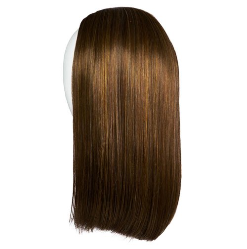 Hairuwear Hairdo Sleek For The Week Straight Asymmetrical Shoulder Length Wig, Average Cap, SS14/25 Rooted Honey Ginger