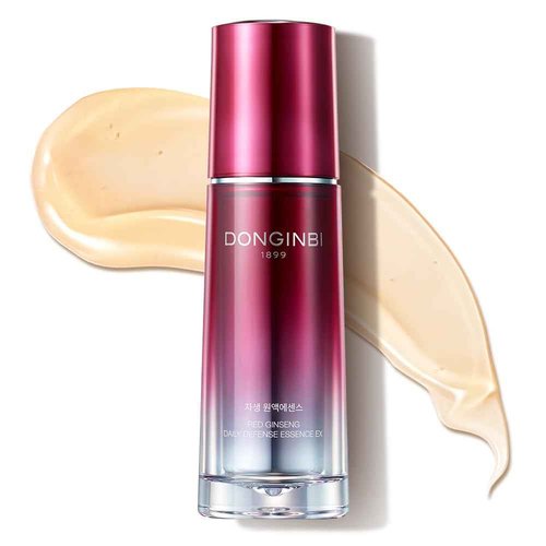 Donginbi Red Ginseng Daily Defense Essence - Firming & Skin Barrier Repair Serum for Dry Skin, Korean Red Ginseng Essence, Korean Skin Care Gifts for Women, 1.01 floz / 30ml
