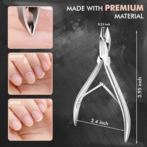 Professional Cuticle Cutter Trimmer Manicure Tools with Double Spring? Perfect Nail Care Tool for Manicure & Pedicure Beauty at Home/Spa/Saloon