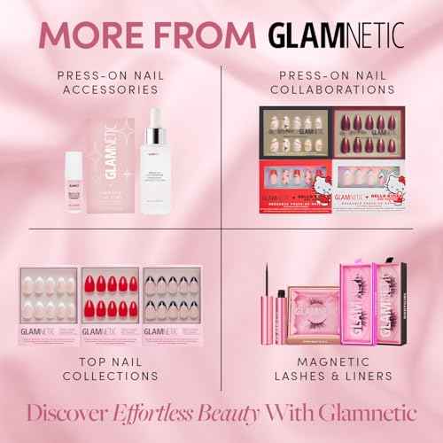Glamnetic Press On Nails - Fall Mauve | Opaque Muted Blush Mauve Short Oval Fake Nails, Salon Quality | 15 Sizes - 30 Nail Kit
