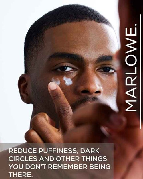 MARLOWE. No. 123 Men's Facial Moisturizer 6 oz | MARLOWE. 002 Extra Moisturizing Body Lotion 15 oz | MARLOWE. No. 108 Polishing Soap Bar | MARLOWE. No. 127 Mens Eye Cream