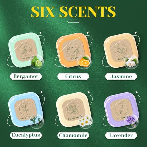 Shower Steamers, 6 Pack Set Shower Bombs Tablets in Presents Box for Women with 6 Fragrances with Shea Butter for Self-Care & Relaxation, Mother's Day, Christmas & Birthday Present