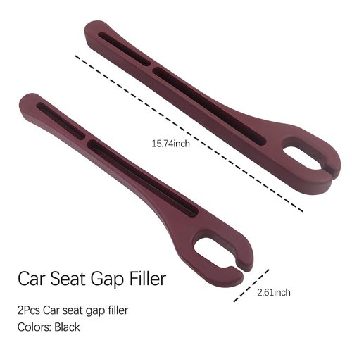 SSNNUU 2PCS Car Seat Gap Filler Organizer with Phone Holder,[Upgrade Version] Car Seat Gap Organizer for Prevent Falling,Essential Car Accessories Car Side Seat Gap Filler (Red)