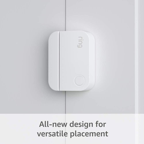 Ring Alarm Contact Sensor 6-Pack - 2nd Gen | Monitor 6 Doors or Windows | Instant Alerts | Approximately 3-Year Battery Life | Slim Design | Easy Installation | Base Station Required