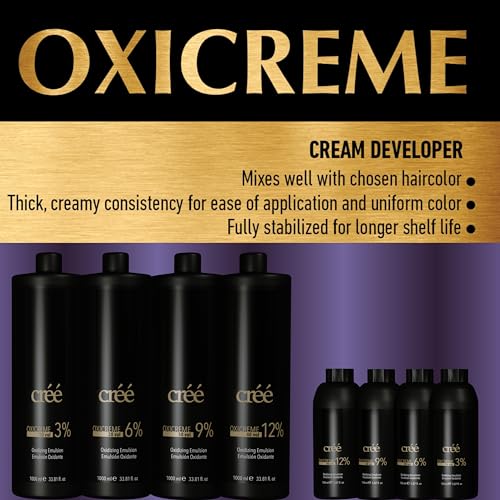 Cr?? Professional Oxicreme Peroxide Developer Series (10 Volume, 1000 ml)