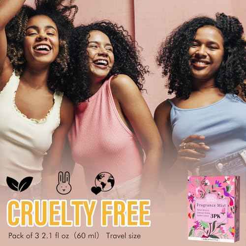 Body Spray for Women, Fragrance Hair & Body Mist Set, Travel Size Each 2.1 fl oz, 3 Pack, Velvet Reverie, Ethereal Garden, Golden Luxury