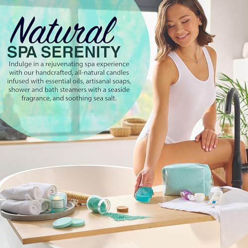 11 Pcs Spa Gift Basket for Women ? Luxury Bath Set with Shower Steamers, Water Tumbler, Fuzzy Socks & More ? Relaxing Pamper Kit for Birthday, Mother¡¯s Day & Self Care Gifts