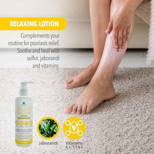 Dr. Robaina Sulfur Balsam Lotion ? Lightweight Moisturizer for Dry, Flaky & Itchy Skin ? Calms Redness, Supports Skin Barrier & Locks Hydration ? Shea Butter & Tea Tree ? 8 fl oz, USA Made