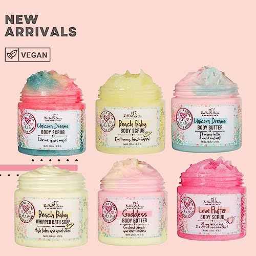 Bella & Bear Goddess Body Butter Scar Cream - Skin Care Moisturizer - Pure Smoothing Beauty Product Cruelty-Free, Vegan Butter with Natural Ingredients - Hydrate Skincare for Dry Skin