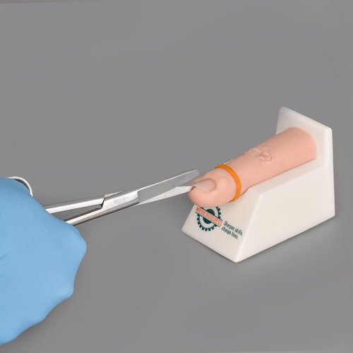 MedEduQuest Ingrown Nail Trainer Kit with Base, Ingrown Nail Simulator for Medical Education, Wound Care Training Model