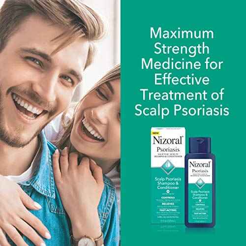 Nizoral Psoriasis Shampoo & Conditioner - Effective Scalp Psoriasis Treatment, 11 Ounce