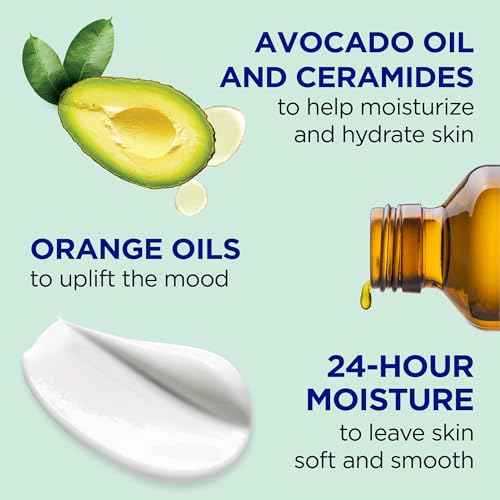 Dr Teal's Body Lotion, Glow & Hydrate Ceramides & Avocado Oil, 18 fl oz (Pack of 3)
