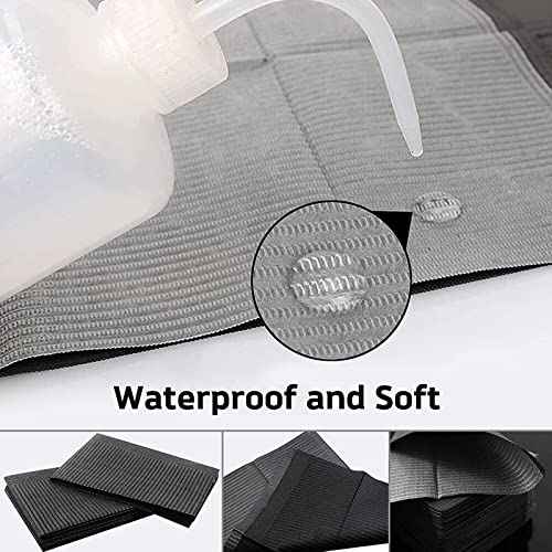 SOTICA Tattoo Dental Bibs, 125 Pack Dental Bibs Tattoo Table Cover Disposable Tattoo Piercing Waterproof Patient Bibs for Tattoo Machine Parts (13" x 18")