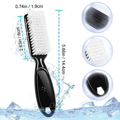 24 Pcs Handle Grip Nail Brush, NICEMOVIC Hand Fingernail Cleaner Brush Manicure Tools Scrub Cleaning Brushes Kit, Use for Toe and Nail Cleaning (Bright Colors) Cleaning(Bright Colors)