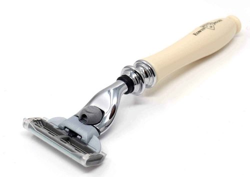 Edwin Jagger Chatsworth Handle for a Gillette Mach 3 Razor (Imitation Ivory)
