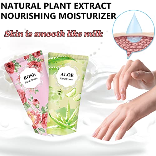 74 Pack Hand Cream Gift Set For Women and Girls,Stocking Stuffers Christmas Gifts Bulk,Appreciation Gifts,Nurses Gifts,Natural Plant Hand Lotion For Dry Cracked Hands,Mini Hand Lotion Travel Size