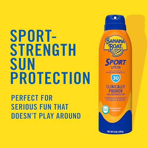 Banana Boat Sport Ultra Spray Sunscreen SPF 30, 1.8oz | Travel Size Sunscreen Spray SPF 30, Mini Sunblock, 1.8oz (Pack of 24)