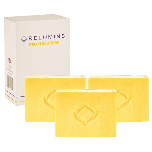 Relumins Authentic Professional Clear Soap with Calamansi & Salicylic Acid – Holidays Deep Cleansing & Exfoliating Bar for Smooth, Refined, and Balanced Skin – 135g x 10 Bars