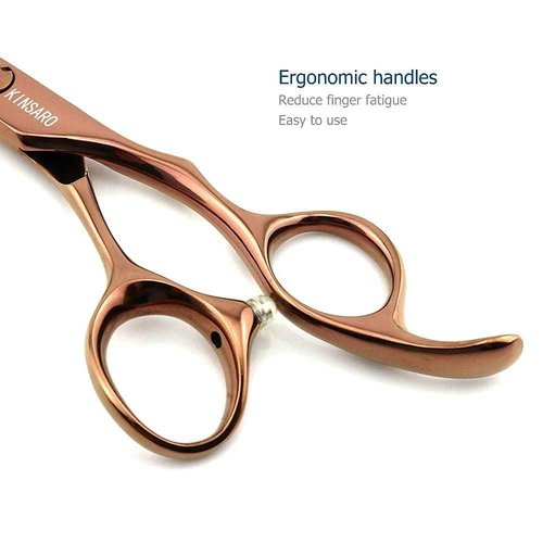 6 Inch Professional Hair Scissors Hair Cutting Shears and Thinning Shears Japan 440C Haircut Scissors Barber Shears Kinsaro