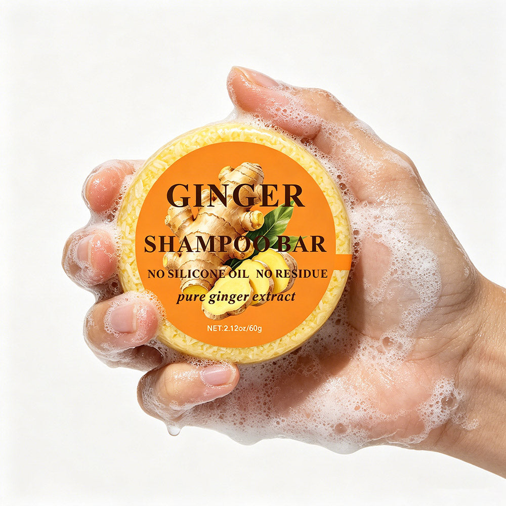 Ginger Shampoo Bar 60g Natural Hair Care for Body & Scalp