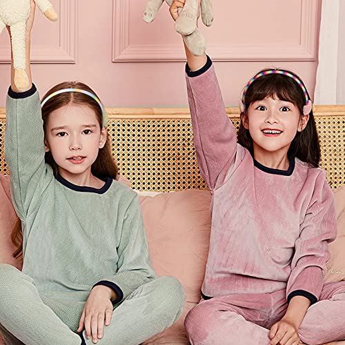 Fishdown Glitter Sequin Non-Slip Headbands: Sparkly Thin Skinny Hairbands for Girls, Toddlers, and Women