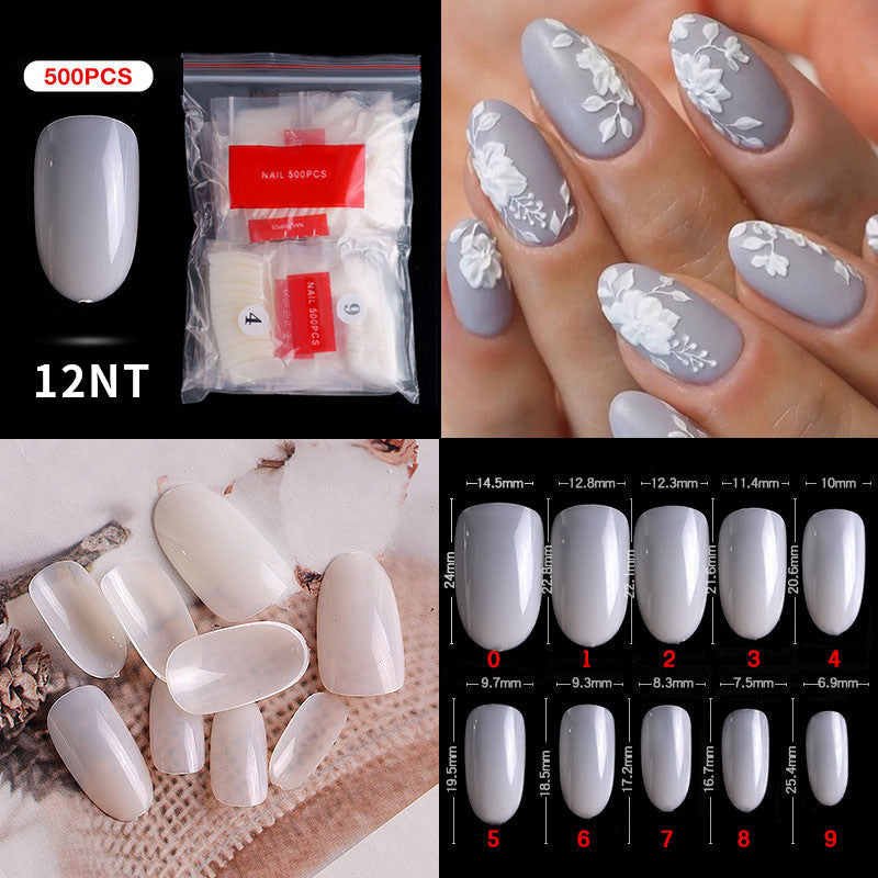 French Pointed Non-Marking Ballet Nail Art Tools - Transparent