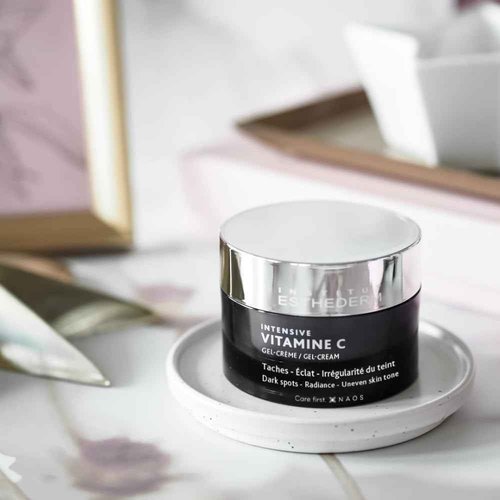 Institut Esthederm Intensive Vitamin C Cream, Aging Face Cream for Dark Spots and Firming, Face, Neck and Décolleté