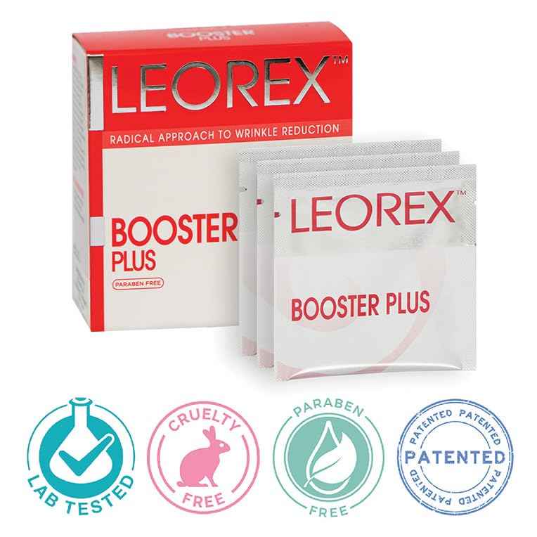 LEOREX Booster Plus Anti-Wrinkle Tightening for Dry Skin - Ultra Cream Repair for Anti-Aging, Instant Age Eraser Firm Cream, Intensive Lift Firming Creams, Reduces Fine Lines & Wrinkles - 10 Pack
